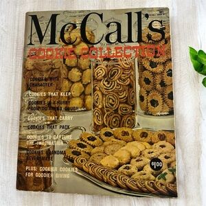 4 VTG 1960’s McCall’s Holiday Baking Lot – Cookies, Cakes, Merry Eating & More